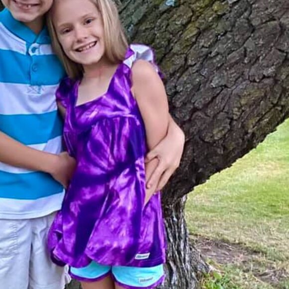 Lilac Clothing Purple and Blue Tie-Dye Set - Picture 2 of 4